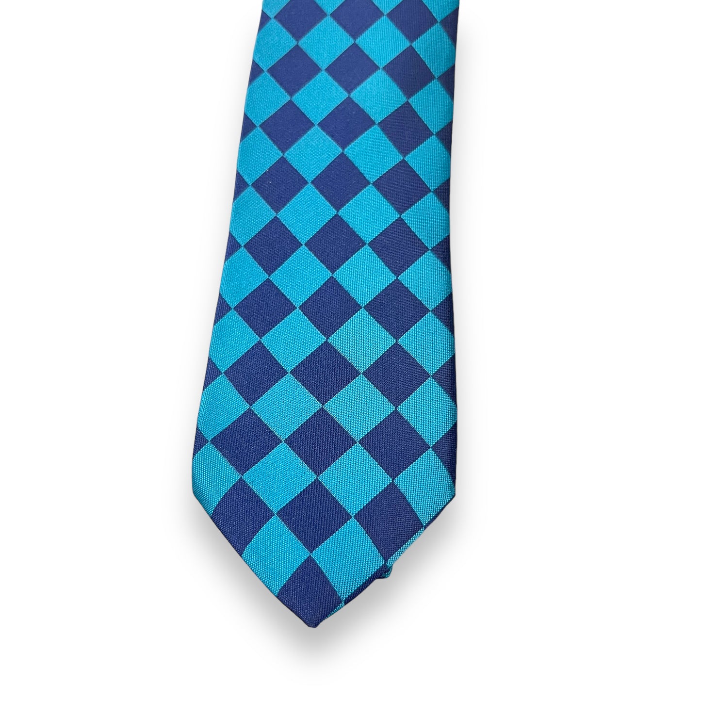 Blue Checkered Tie