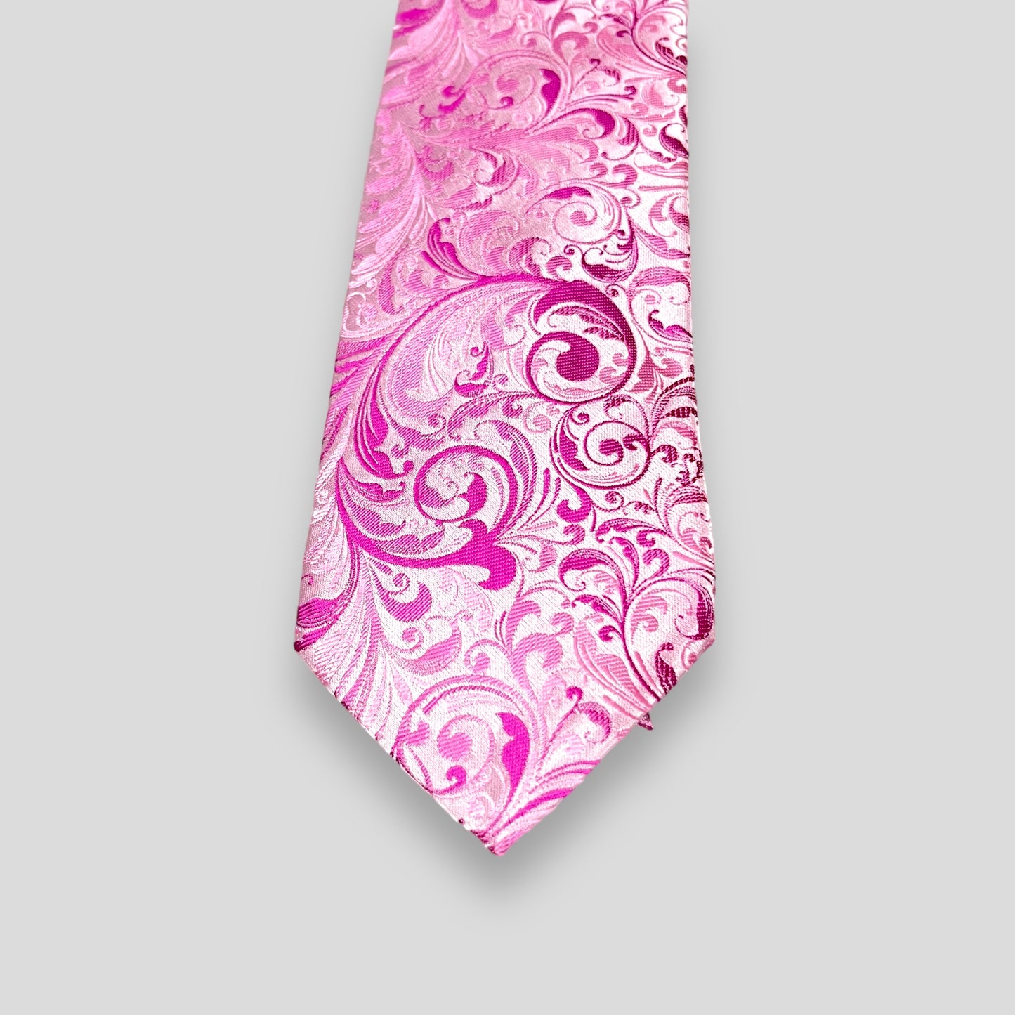 Pink Abstract Tie