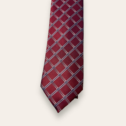 Red Checkered Tie