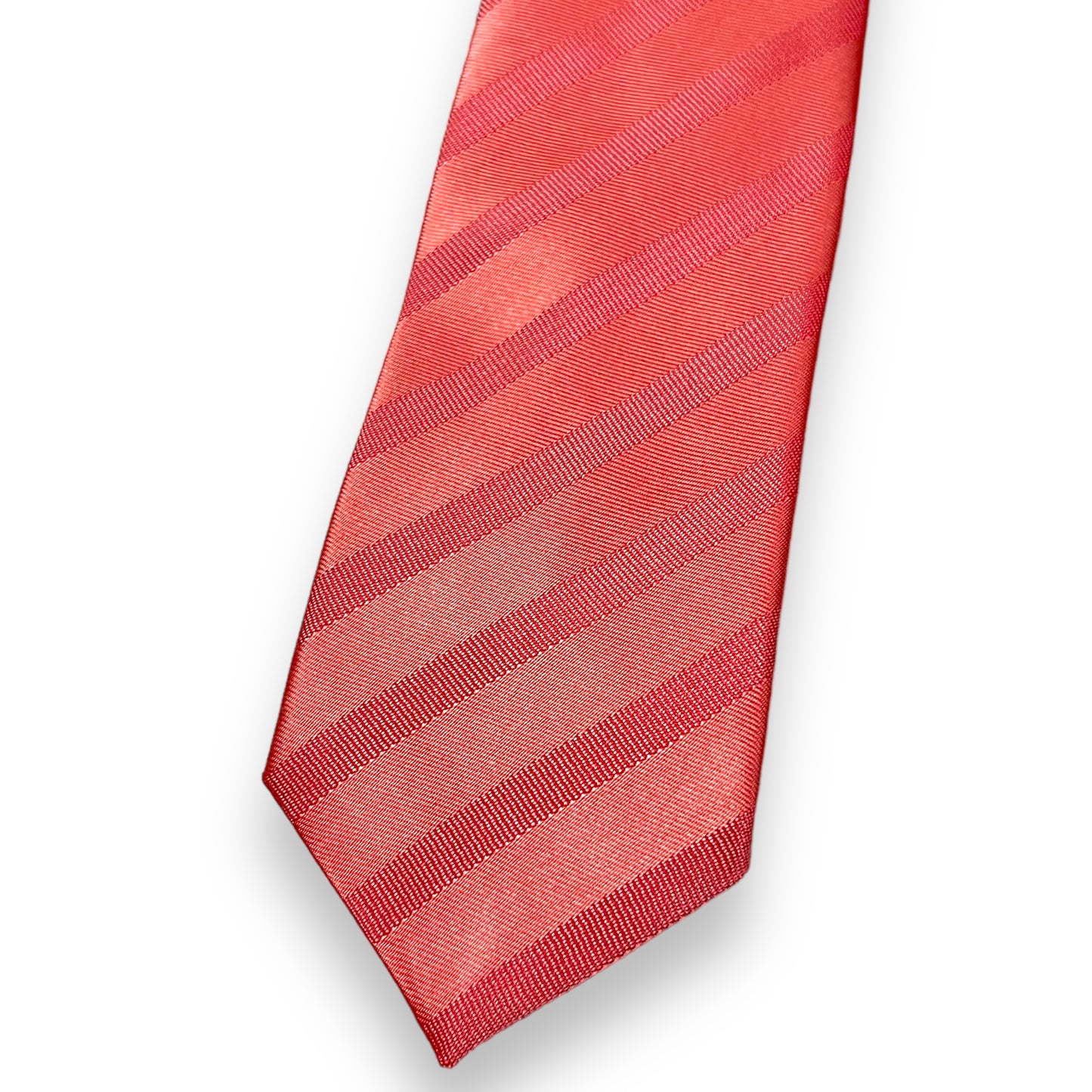 Rose Gold Self Stripe Tie