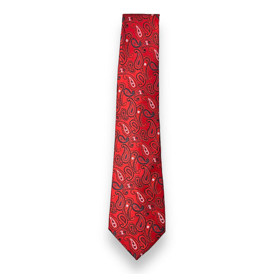 Red Paisley Tie