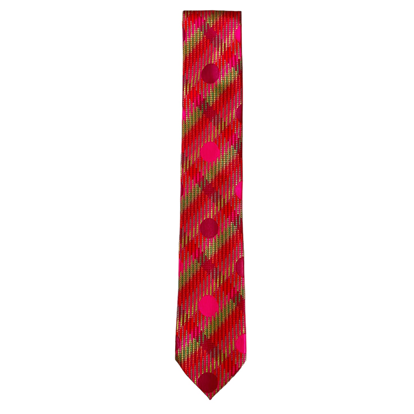 Hot Pink Dotted Tie