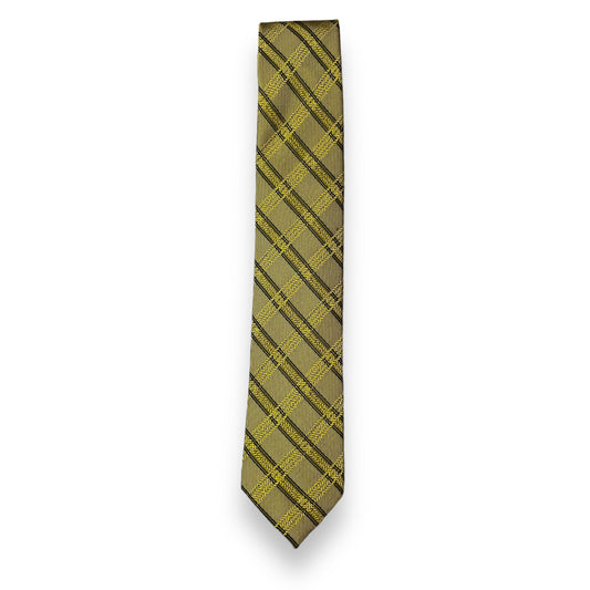 Yellow Plaided Tie