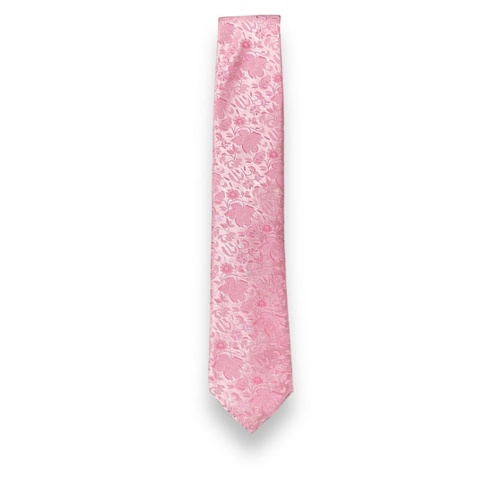 Pink Floral Tie