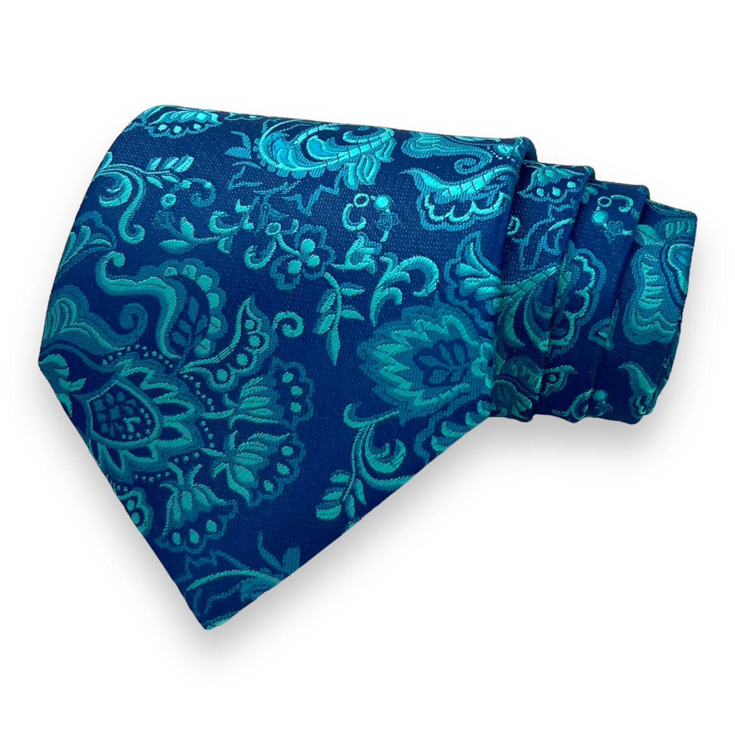 Teal Paisley Tie Combo