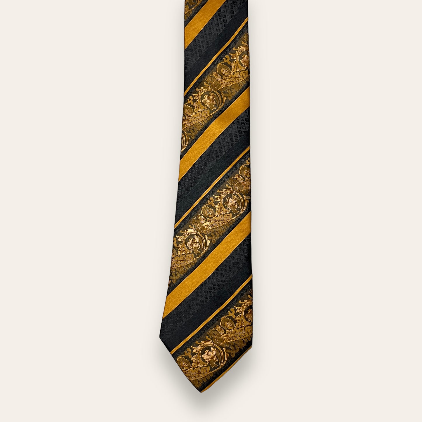 Black And Gold Designer Tie