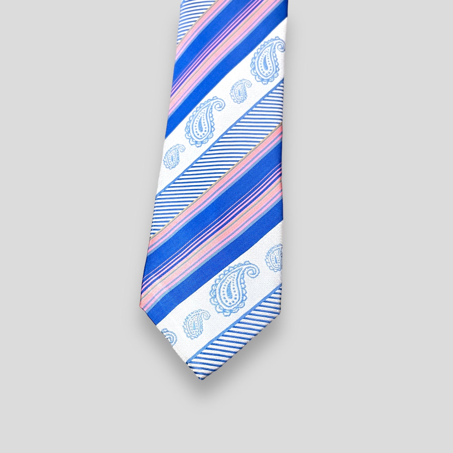 Sky Blue Paisley Tie