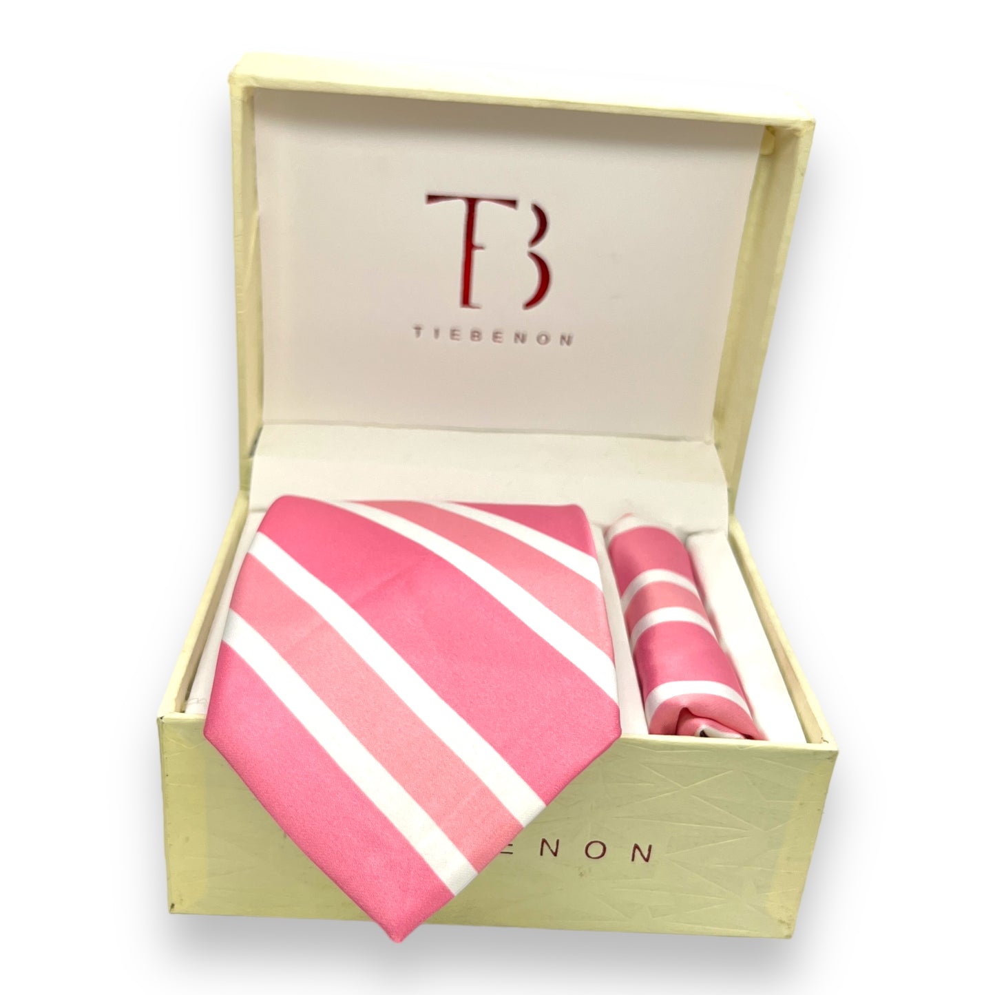 Pink Stripe Tie Combo