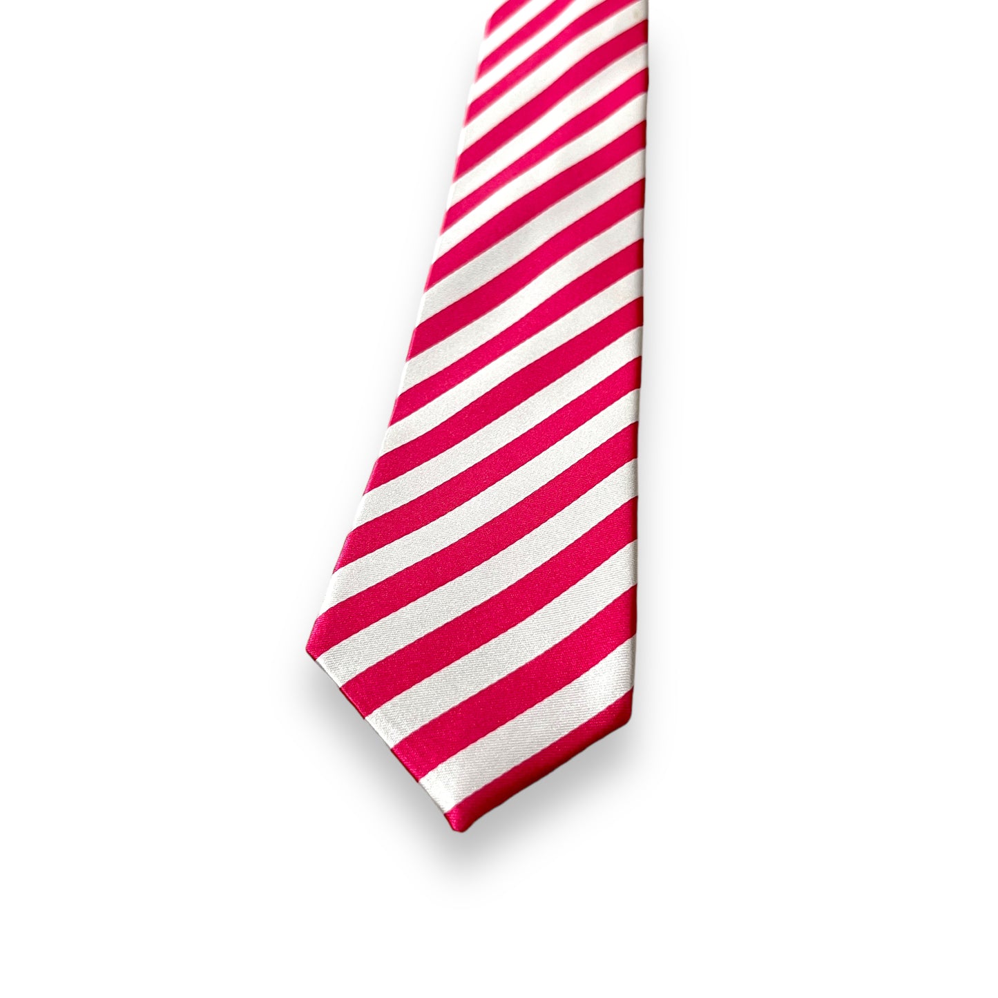 Candy Pink Stripe Tie