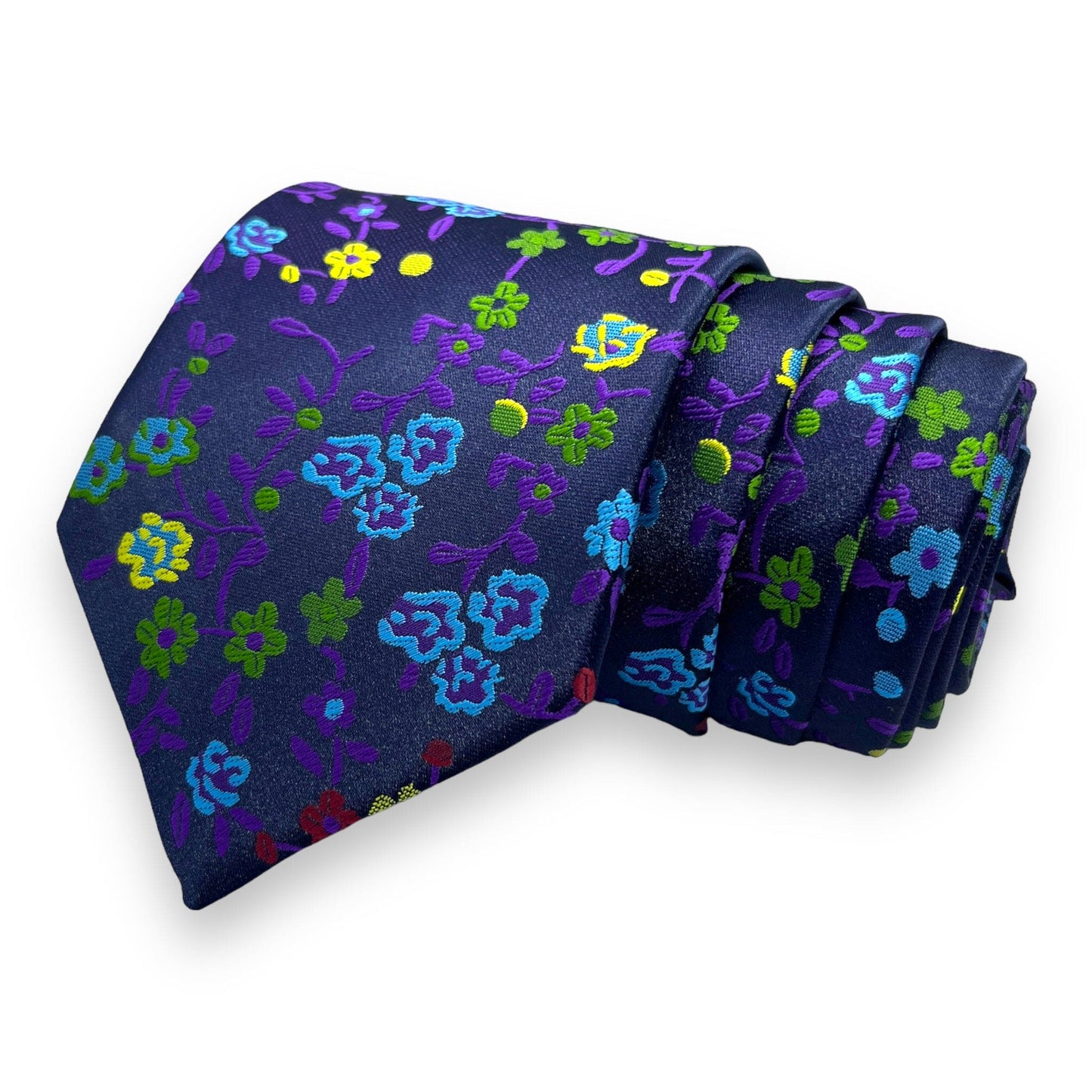 Purple Floral Tie Combo