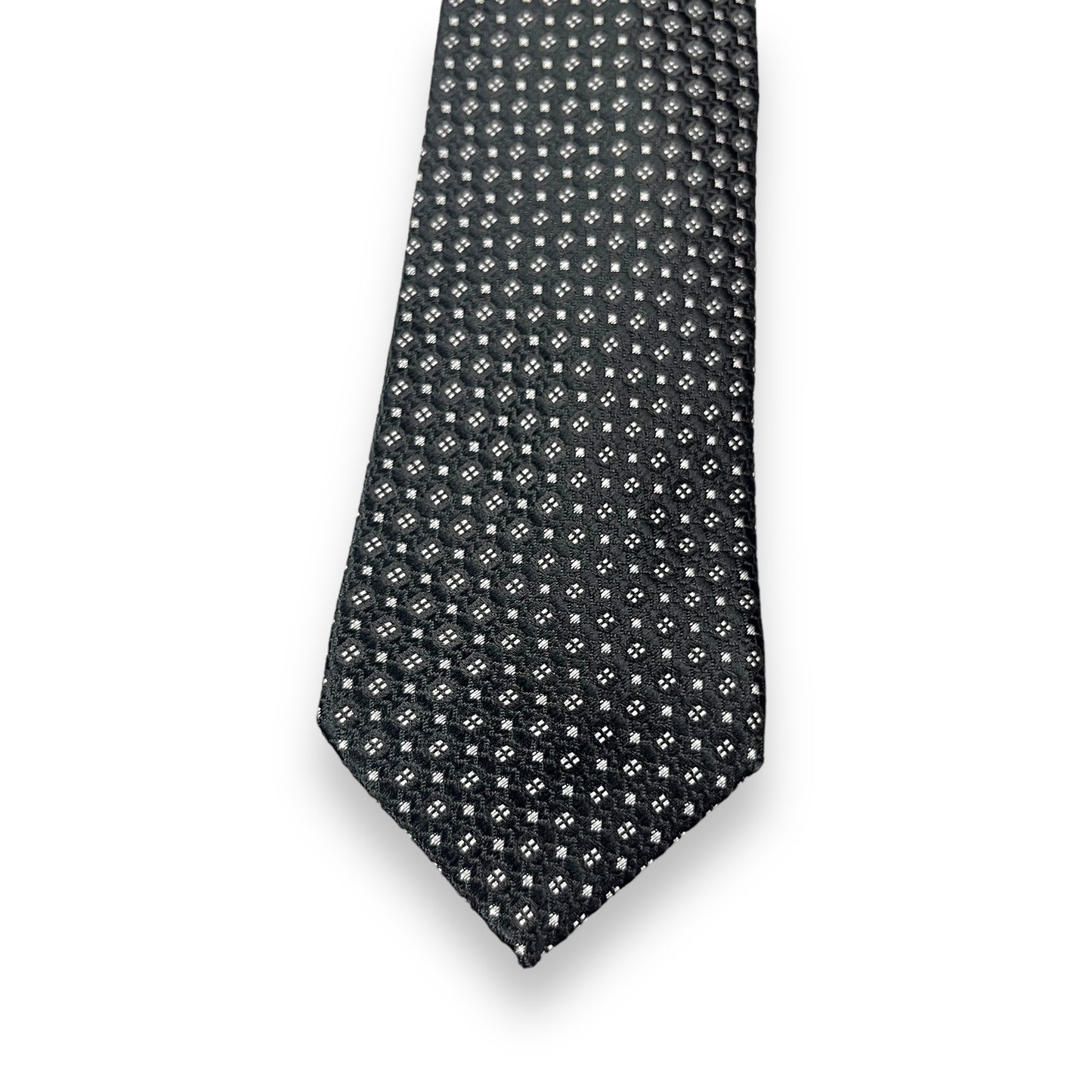 Black And White Dotted Tie