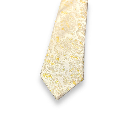 Ivory Paisley Tie