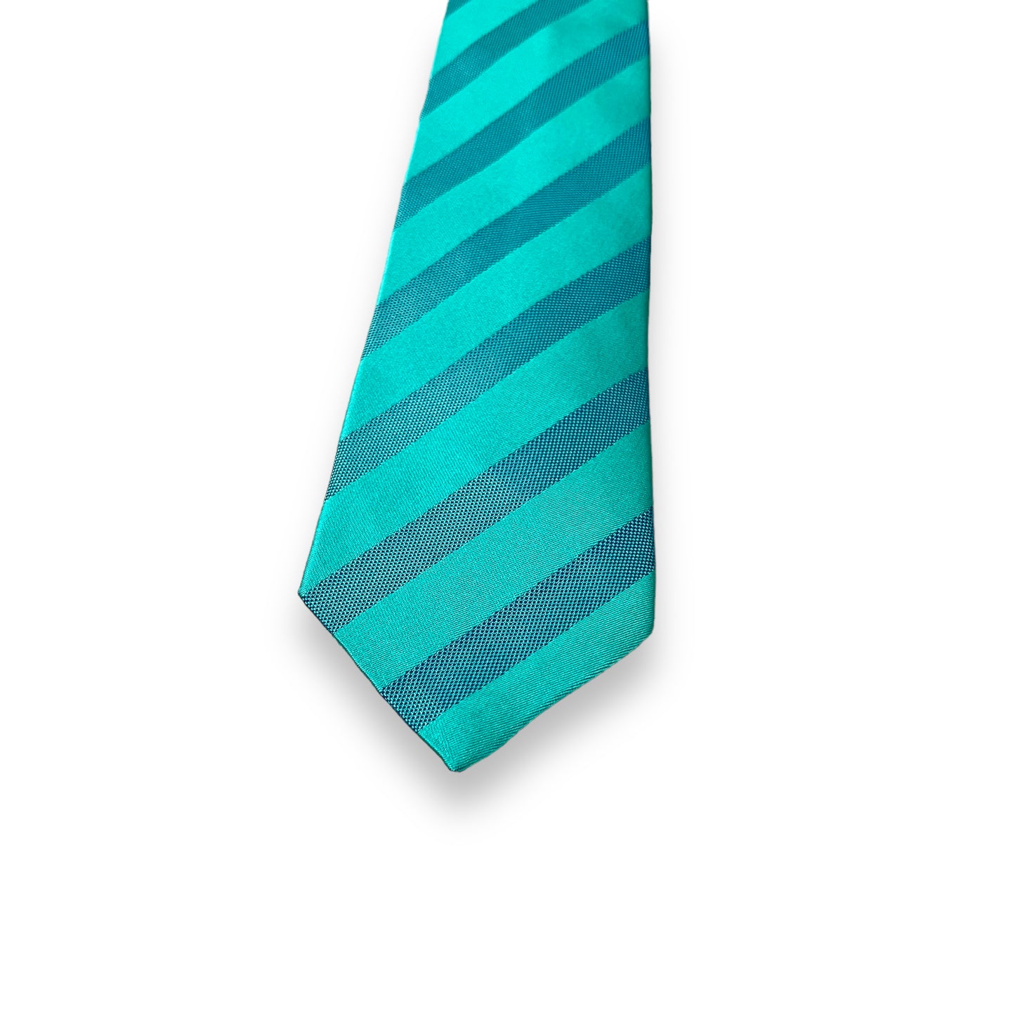 Bright Turquoise Stripe Tie