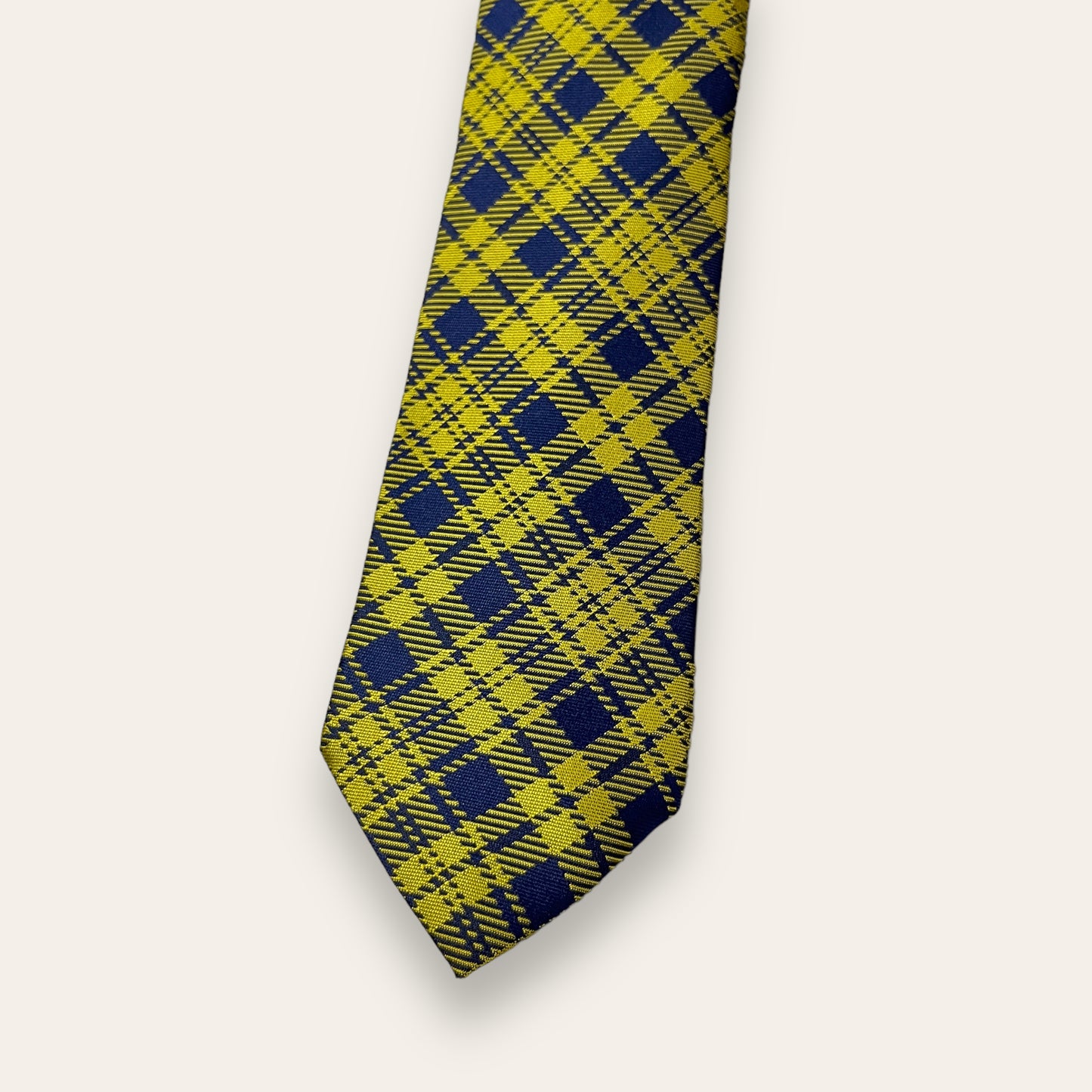 Yellow Plaided Tie