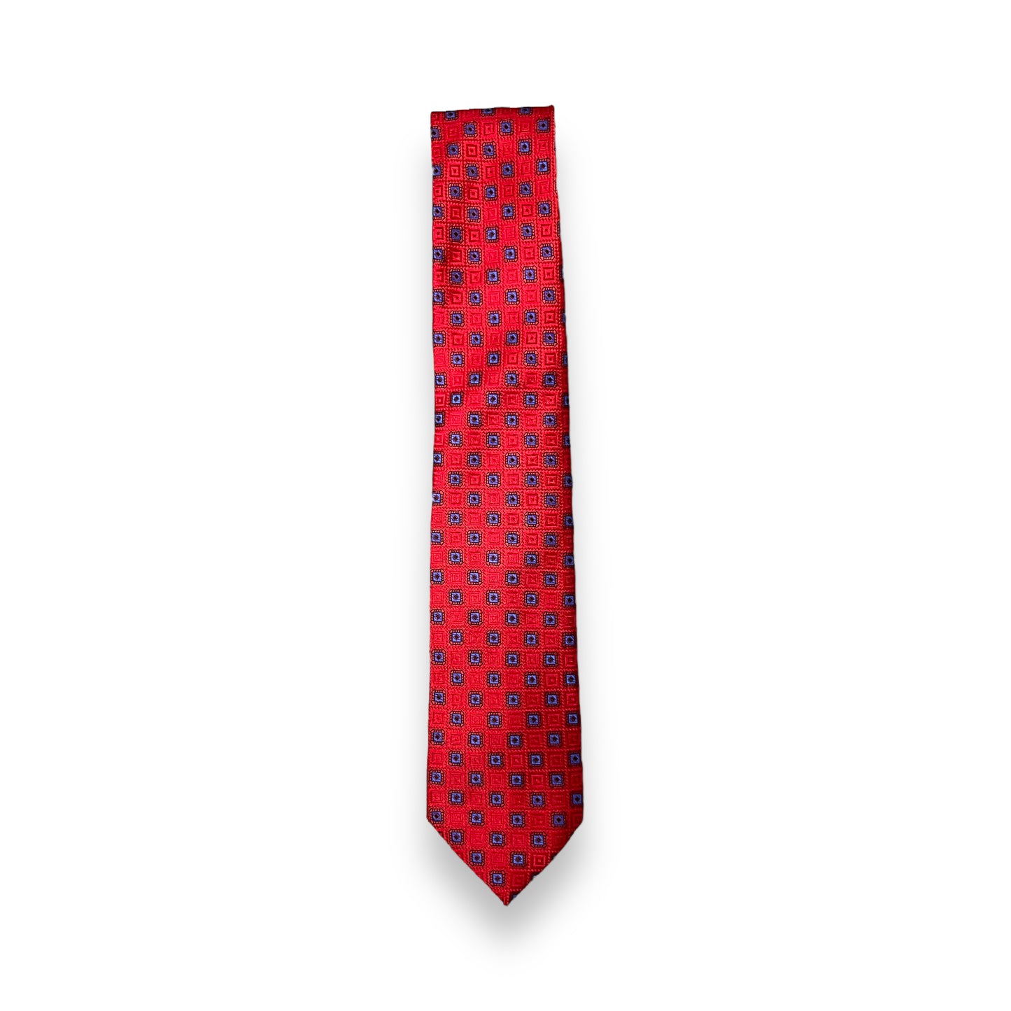 Red And Blue Dotted Tie