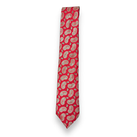 Red Paisley Tie