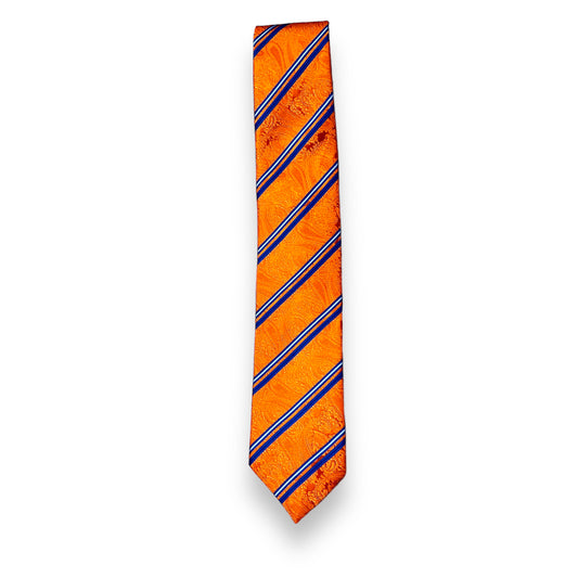 Dark Orange Stripe Tie