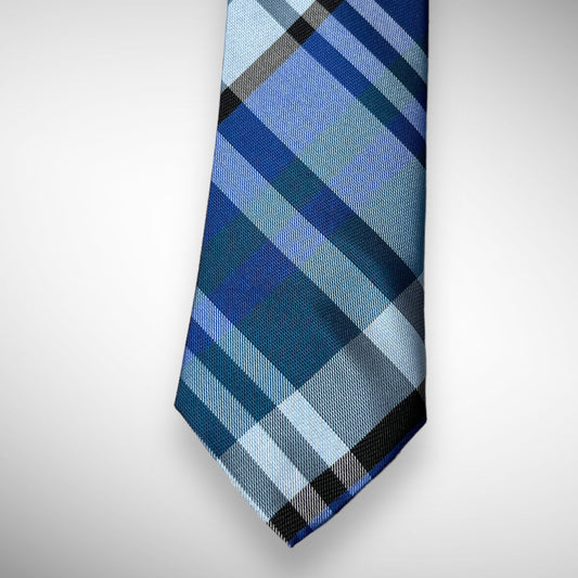 Blue Plaid Tie