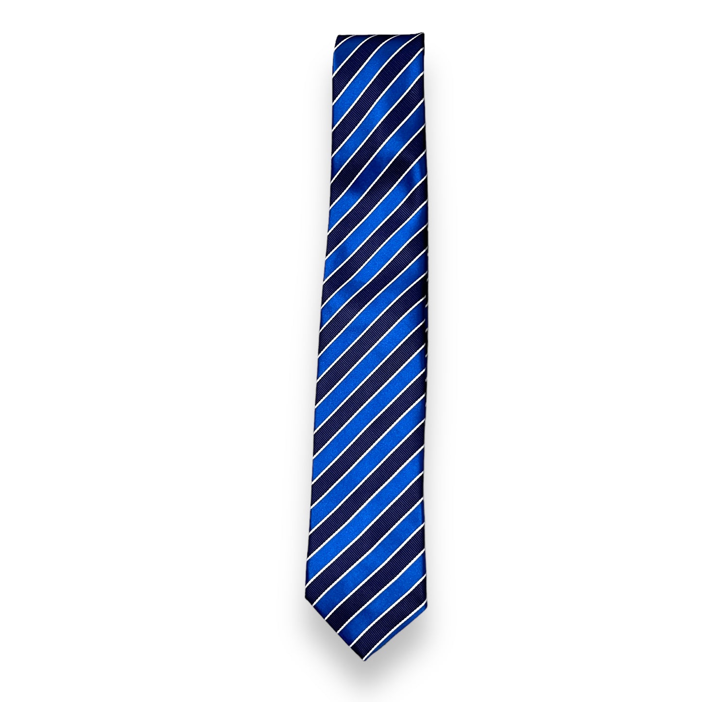 Blue Dual Stripe Tie