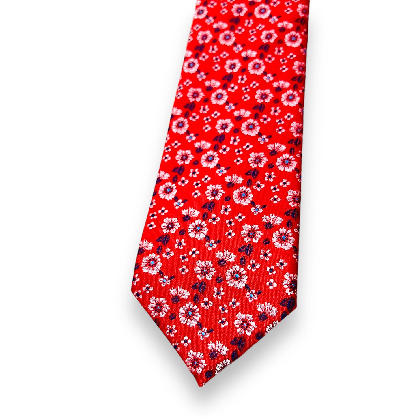 Red Floral Tie