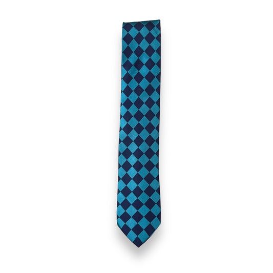 Blue Checkered Tie