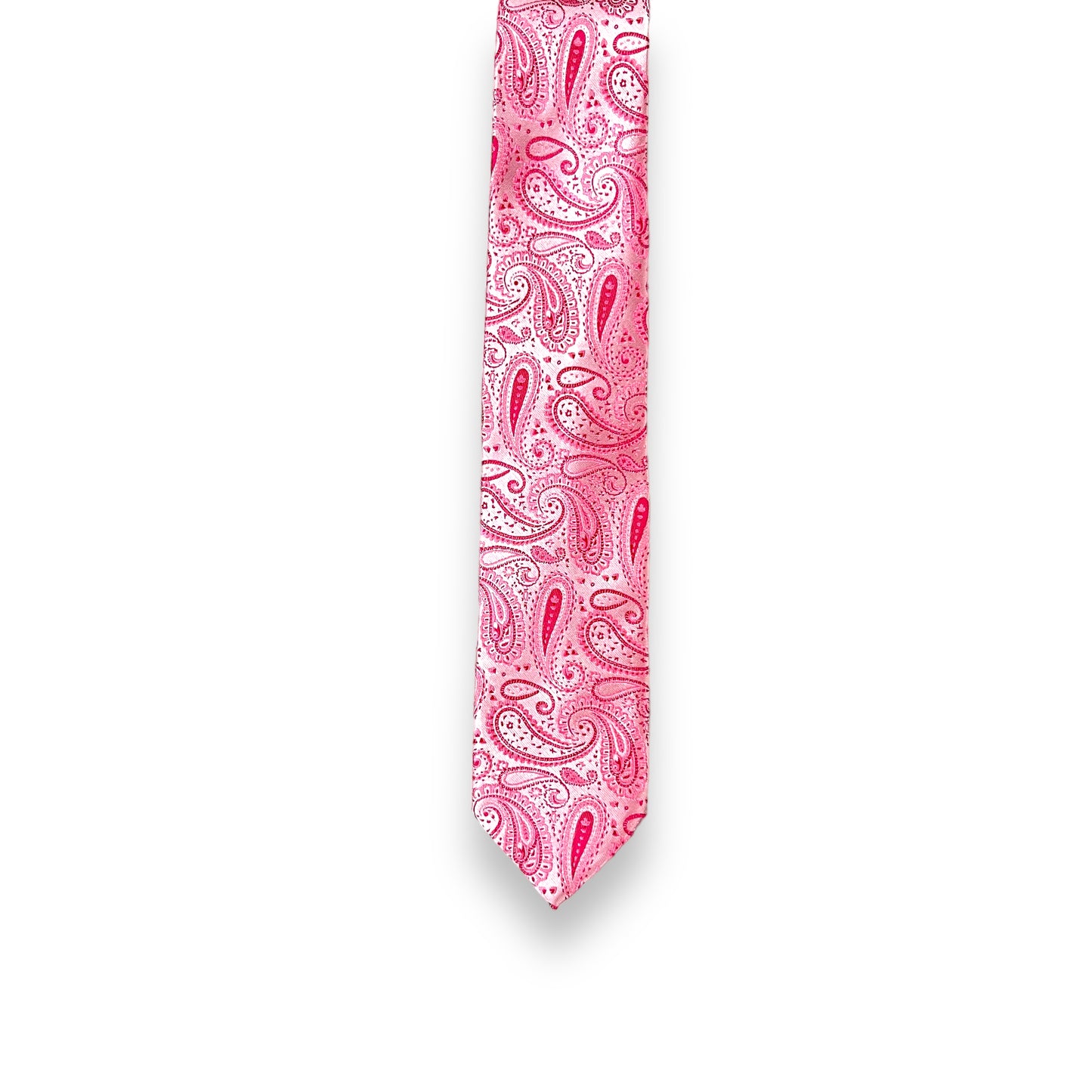 Pink Self Paisley Tie