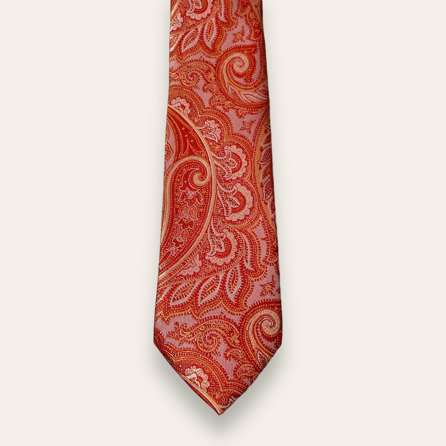 Rust Paisley Tie