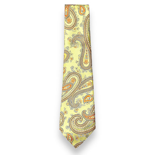 Yellow Paisley Tie