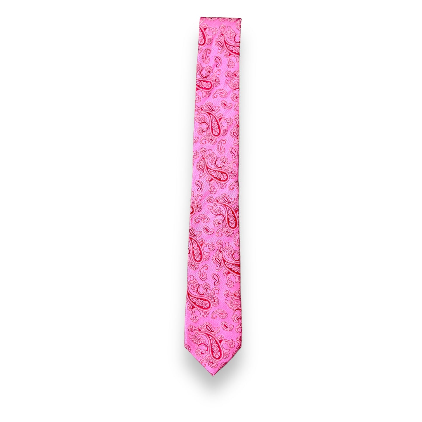 Lavender Rose Pink Paisley Tie