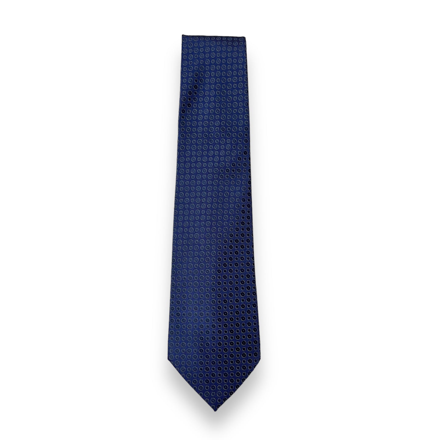 Blue Broad Dotted Tie