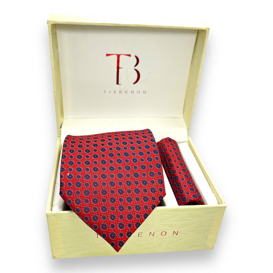 Red Dotted Tie Combo