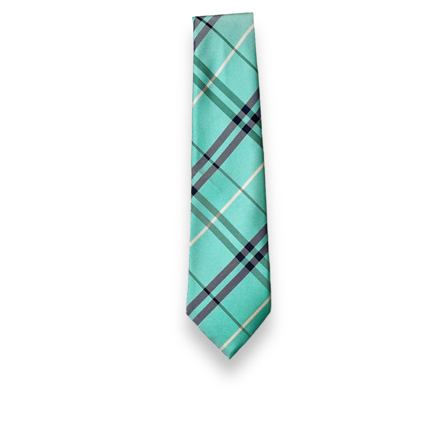 Mint Green Plaid Tie