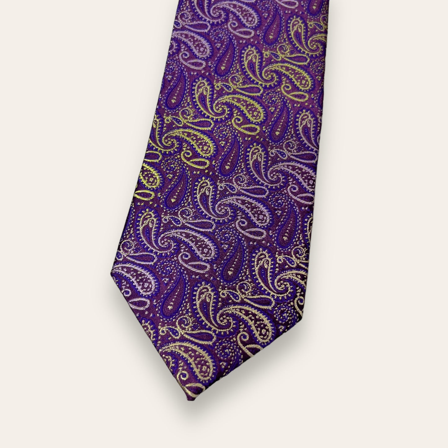 Purple Paisley Tie