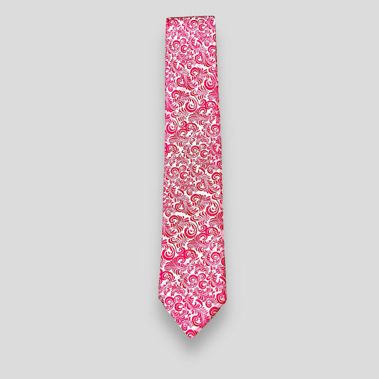 Pink Swirly Tie